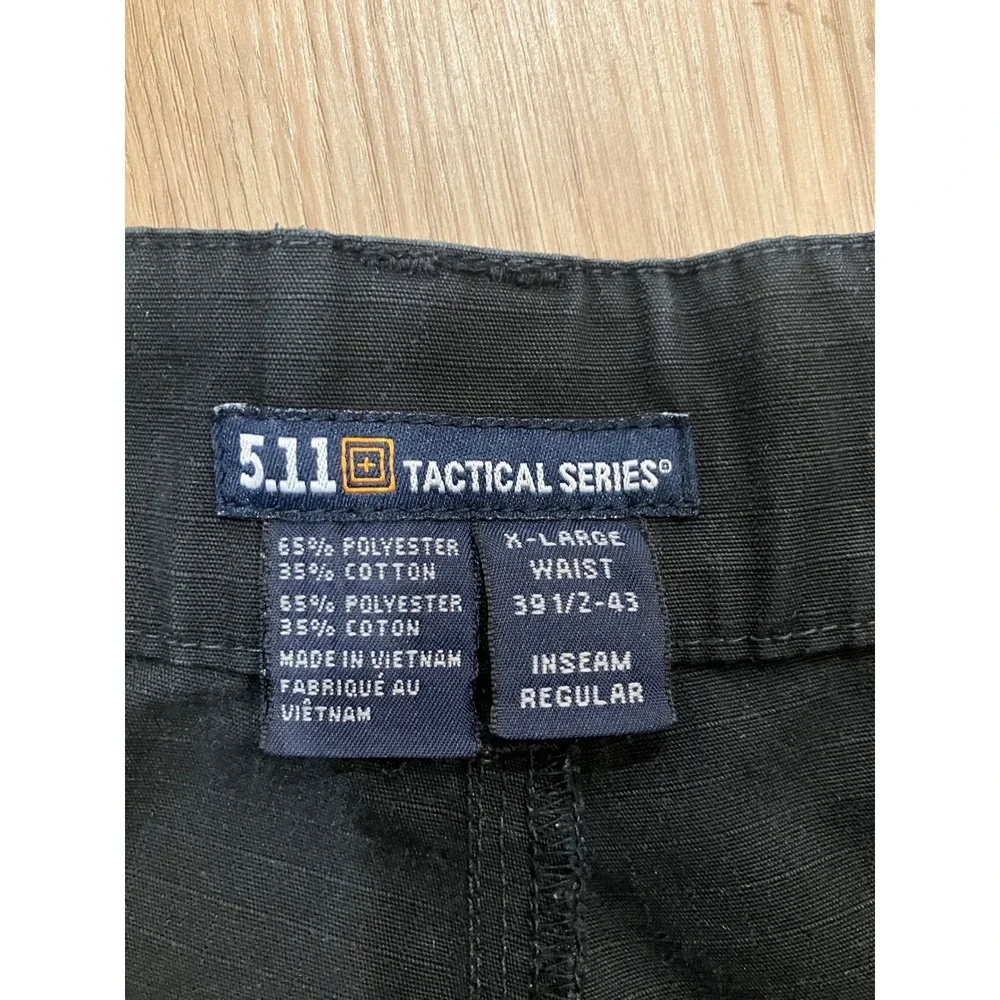 5.11 Tactical Series Black Cargo Pants Men's X Large 36x32